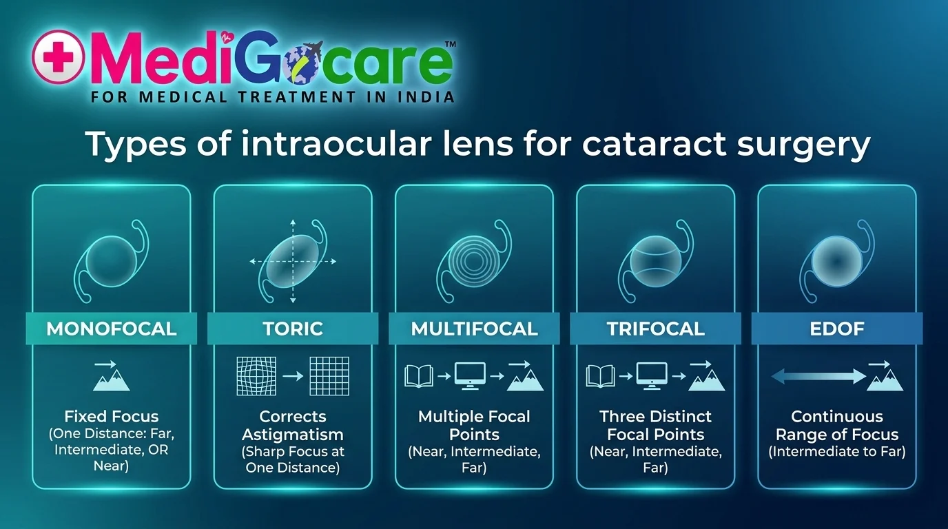 Types of IOL Lenses for Cataract Surgery (2026 Guide)